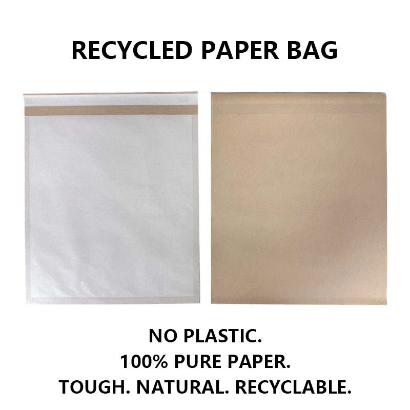 Túi giấy thủy tinh và giấy kraft tùy chỉnh kết hợp tính minh bạch và tính bền vững trong bao bì giấy 100%