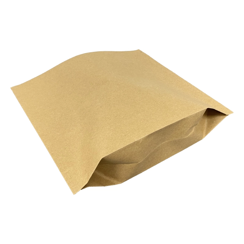Túi giấy kraft với miệng phẳng